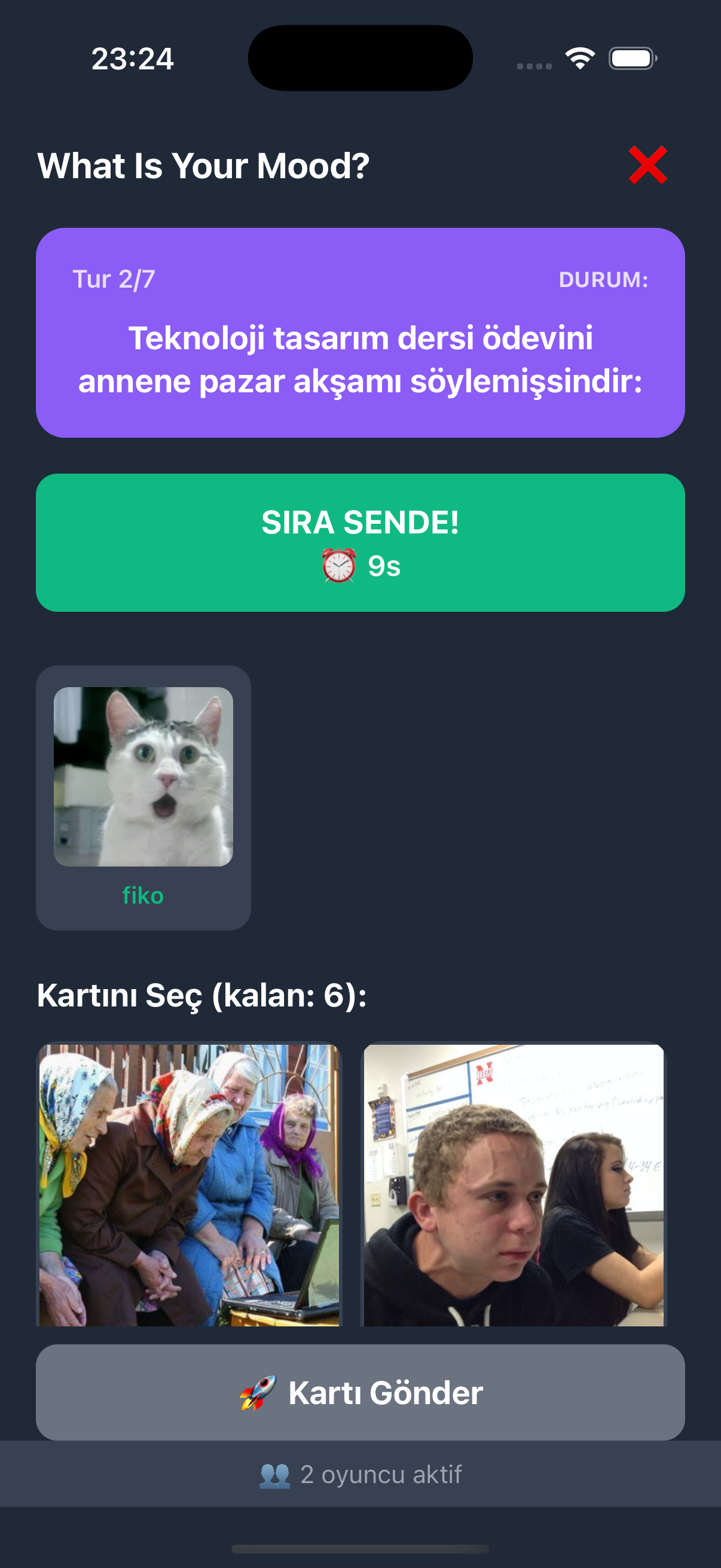 Game Screen